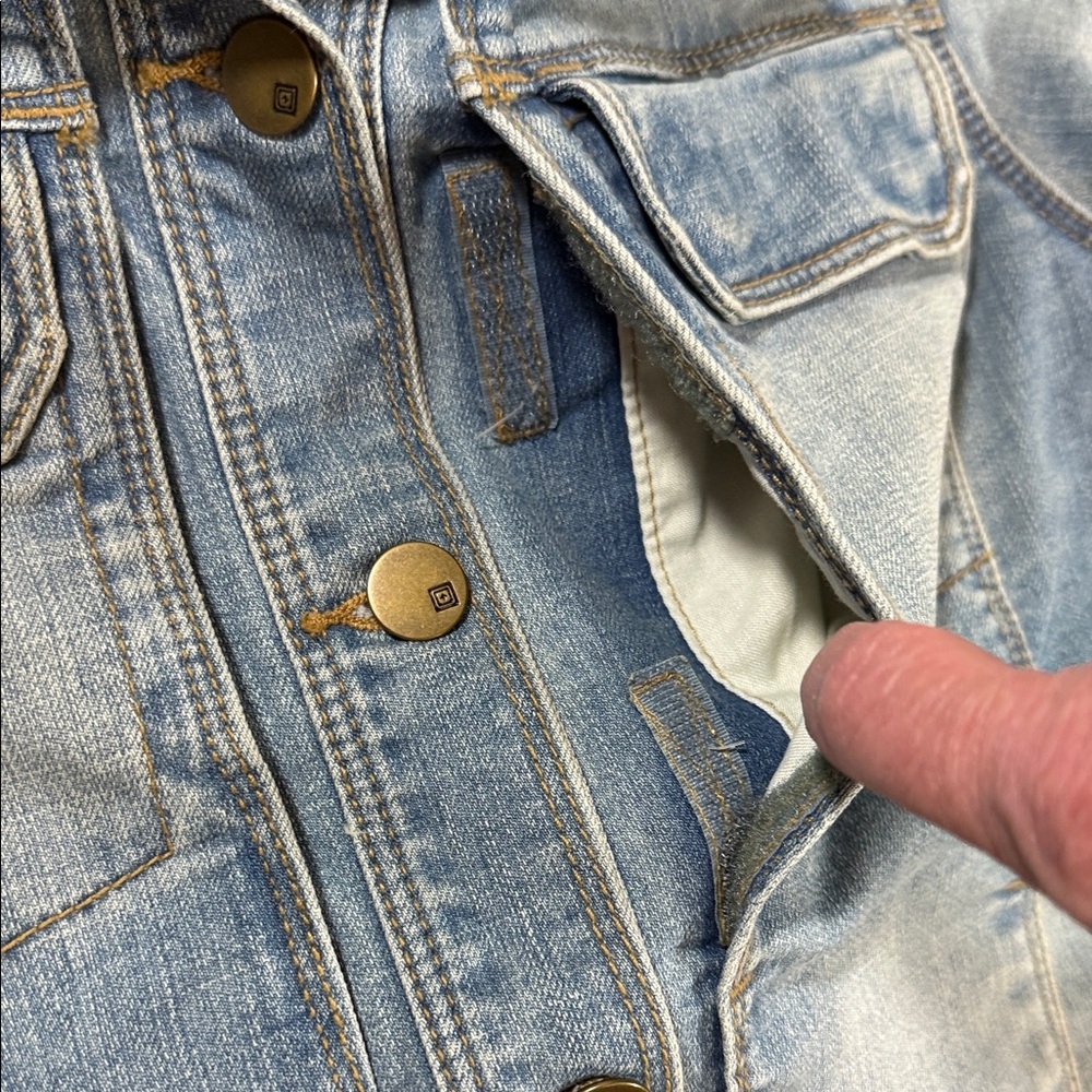 5.11 Tactical Light Blue Penelope Denim Jacket  Style # 38080 SKU1423 - Picture 4 of 9